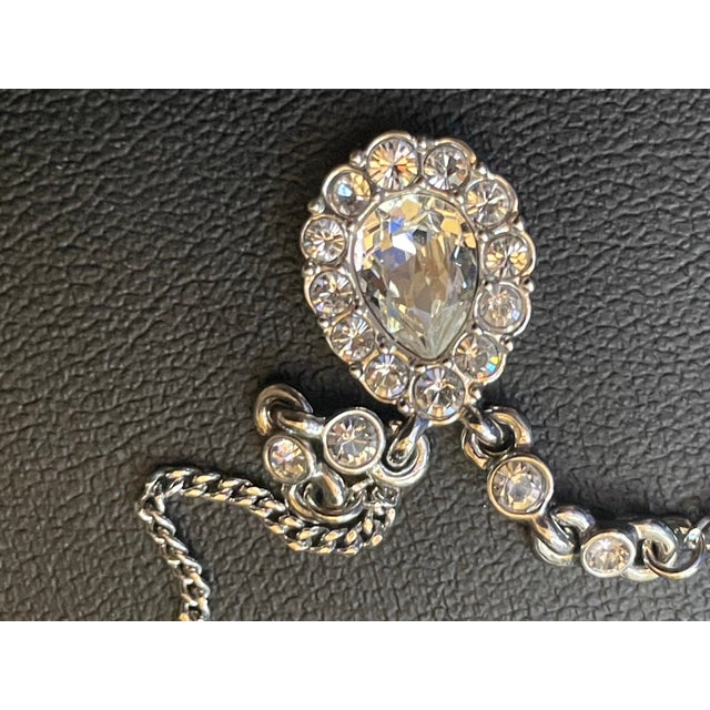 1980s Elegant Givenchy Crystal Necklace For Sale In South Bend - Image 6 of 6
