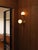 Schwung Globe Wall Sconce, 2-Light, Brasserie Style, Brass — Lbb, Black Gunmetal, Polished Nickel For Sale - Image 10 of 12