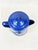 Vintage Blue Speckled Enamelware Coffee Percolator Pot With Bail Handle For Sale In New Orleans - Image 6 of 10