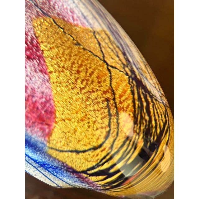 1990s Large Abstract Ocular Glass Sculpture For Sale - Image 5 of 15