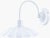 Rustic Pavona Wall Sconce White For Sale - Image 3 of 3