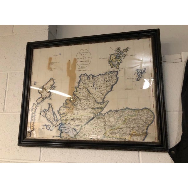 Scottish Highlands, 1805. Original map, framed, purchased in Edinburgh 2021. Lots of imperfections after 221 years but...