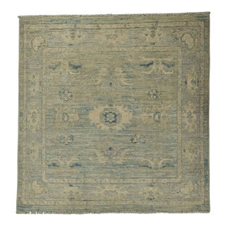 Oushak Square Rug 3'1" x 3'1" #21344 For Sale