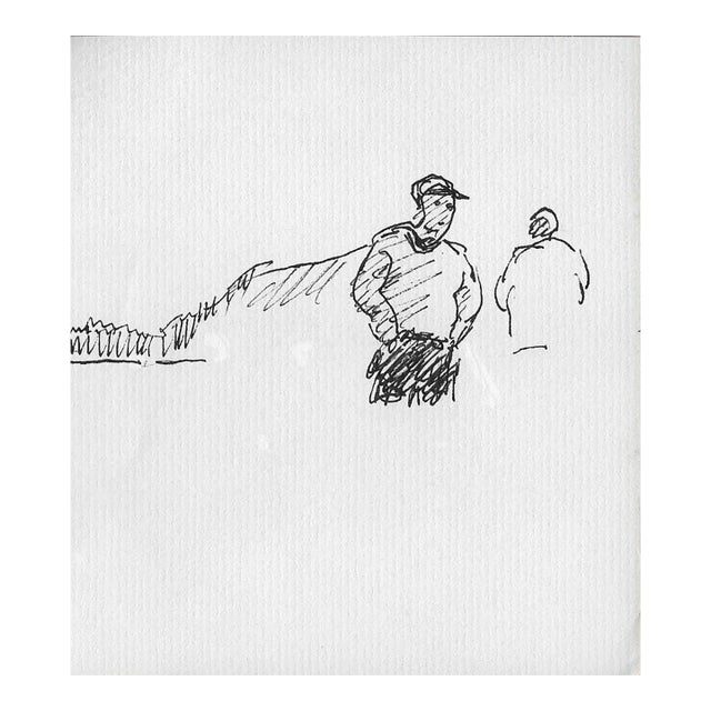 1970s Hayward Cirker Figure Sketch For Sale