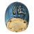 Blue Vintage Japanese Tokkuri Sake Bottle Blue Glaze Studio Pottery Vase For Sale - Image 8 of 9