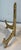 Mid-Century Modern Vintage Solid Brass Petite Easel For Sale - Image 3 of 6