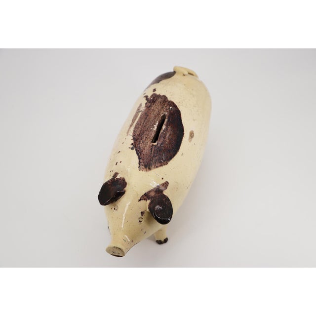 19th Century Glazed Earthenware Large Piggy Bank, Danish For Sale - Image 15 of 18