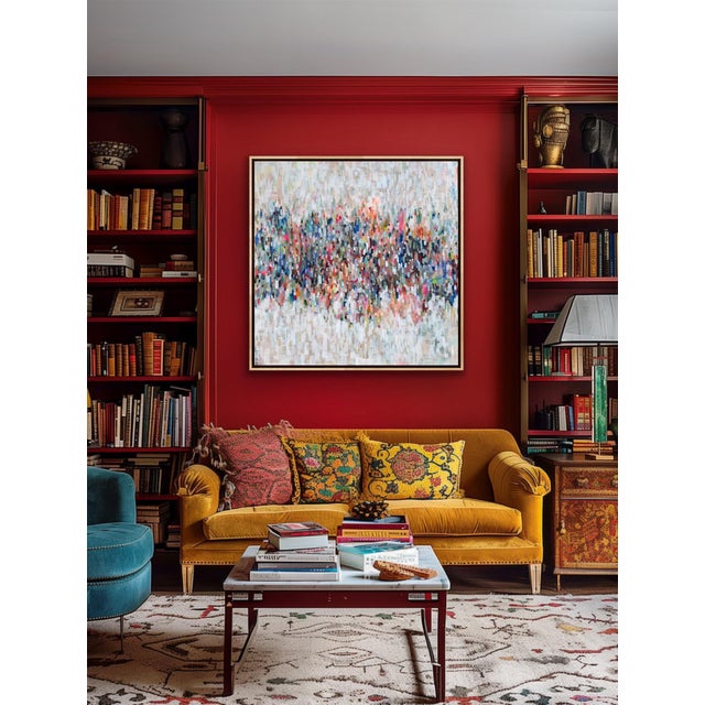 2020s Framed Original Abstract Painting Titled Hot Spot For Sale - Image 5 of 12