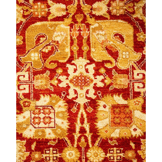 Traditional Ottoman, One-of-a-Kind Hand-Knotted Runner Rug - Red, 2' 7" x 12' 2" For Sale - Image 3 of 8