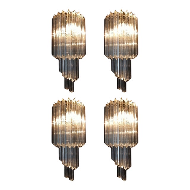 Vintage Murano Sconces, 1990s, Set of 4 For Sale