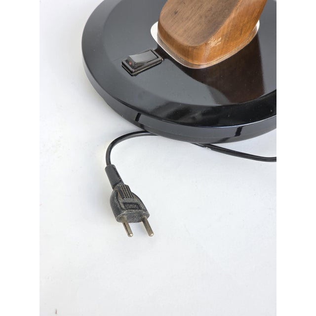 Black Pendulum Lamp from Fase, Spain, 1968 For Sale - Image 8 of 11