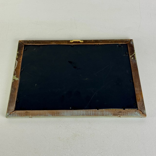 Decorative Vintage Wall Art of Framed & Famed Hunting & Fishing Wallpaper Scene For Sale - Image 4 of 5