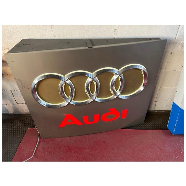 Audi Backlit NEON Sign, 1980s For Sale - Image 18 of 18