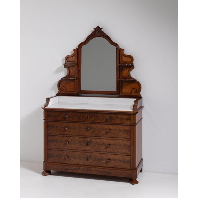 19th Century France Brown Wood Standard Dressers For Sale - Image 10 of 11