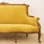Textile Art Nouveau Walnut and Velvet Sofa, Spain, Early 20th Century For Sale - Image 7 of 10