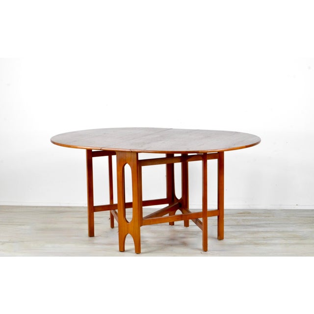Mid-Century Modern Drop Leaf Teak Table from Jentique, 1960s For Sale - Image 9 of 11