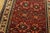 1890s Ruby Red Tribal Geometric Antique Caucasian Kuba Rug 4' 2''x 5' 10'' Knotted Wool Carpet For Sale In New York - Image 6 of 11