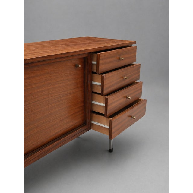 Large Model 167/6 Credenza by Pieter de Bruyne for Al Meubel / V-Form, Belgium, 1961 For Sale - Image 6 of 11