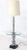 Chrome Mid-Century Modern Stacked Chrome Globes Base Glass Side Table Floor Lamp For Sale - Image 8 of 9
