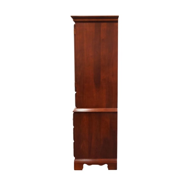 Kincaid Furniture Solid Cherry Traditional Style 39" Media / Clothing Armoire 21-165 For Sale - Image 10 of 14