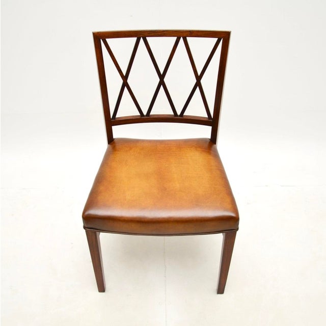 Wood Vintage Danish Desk Chair attributed to Ole Wanscher, 1960s For Sale - Image 7 of 11