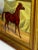 Circa Early 1900 English Victorian Oil Painting Purebred Red Chestnut Arab Horse in Bombay Stables I For Sale - Image 6 of 11