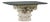 Small Antique Glass and Earthenware Table, Italy, 20th Century For Sale