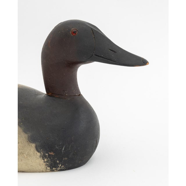 American Painted and Carved Wood Duck Decoys, 2 For Sale - Image 9 of 14