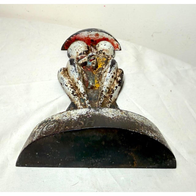 Antique 1920s Original Hubley Cast Iron Bathing Beauties Anne Fish Doorstop #250 For Sale - Image 10 of 14