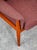 1960s Mid Century Danish Modern Lounge Chairs Set Grete Jalk France Sons Purple Teak For Sale - Image 9 of 12