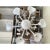 Transparent and Milky-White Murano-Style Venetian Glass Chandelier With Floral and Leaf Accents For Sale - Image 6 of 13