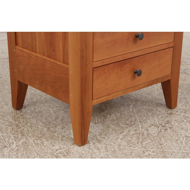 Gat Creek Cherry 4 Drawer Nightstand For Sale - Image 12 of 15