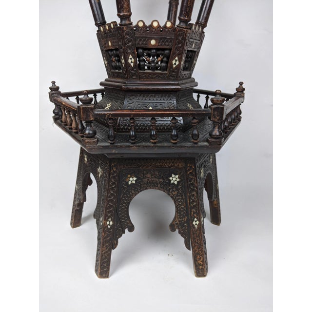 19th Century Syrian Side Table with Mother-Of-Pearl For Sale In Birmingham - Image 6 of 7