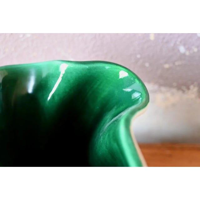 1950s Large Undulating Two-Tone Free-Form Vase by Fernand Elchinger, France, 1950s For Sale - Image 5 of 10