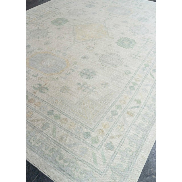 Turkish Turkish Oushak Rug 9'2" x 12'3" #20310 For Sale - Image 3 of 8