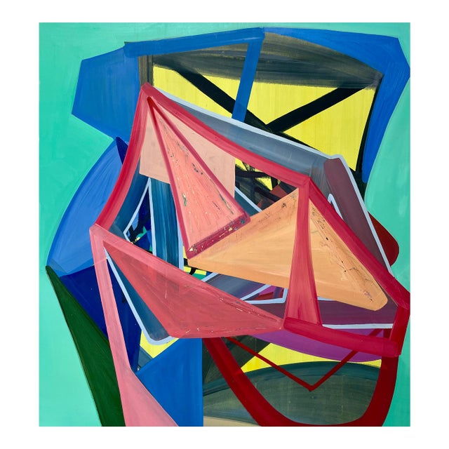 Contemporary Abstract Oil on Panel "A Tumult of Needs" by Ashlynn Browning For Sale