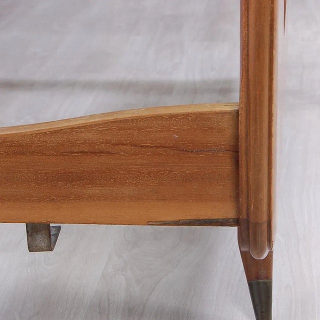 Double Bedframe with Inlays, 1950s For Sale - Image 12 of 13