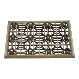 Historical Arts and Casting Bronze Grille For Sale