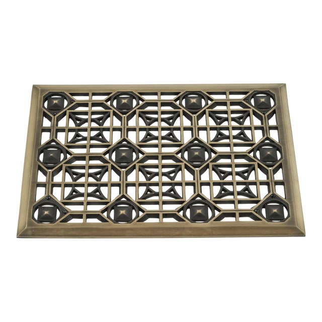 Historical Arts and Casting Bronze Grille For Sale