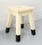 French Painted Wooden Side Stool, 1950s For Sale - Image 3 of 9