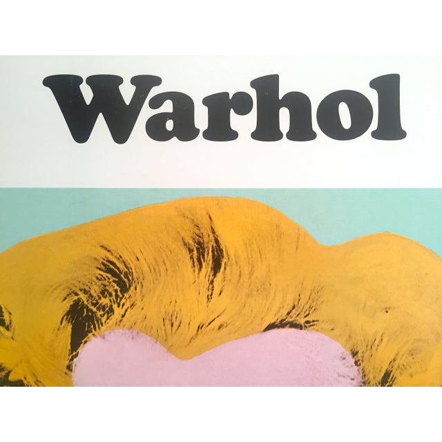 Andy Warhol Vintage 1971 Lithograph Print Tate Gallery