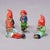Lot of Four Tiny Terracotta Garden Gnomes, Germany ca. 1950s A whimsy set of four tiny garden gnomes made in Germany ca....