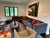 Charcoal Gray/Black Sectional Sofa W Armani Fabric Pillows For Sale - Image 10 of 12