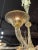Glass Modern Gold Murano Glass Chandelier For Sale - Image 7 of 10