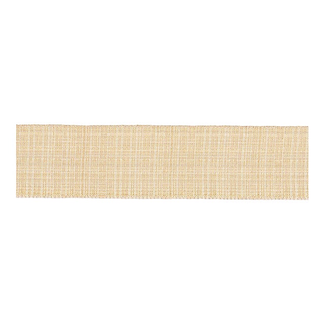 SAMPLE - Schumacher Tweed Tape Wide In Yellow For Sale