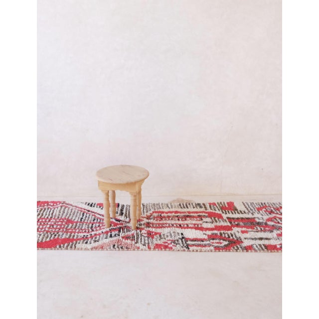 Abstract Abstract Hallway Rug - 13.5 X 2.5 Ft For Sale - Image 3 of 8