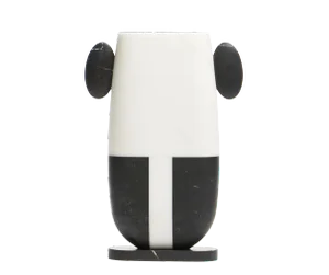 Modern Handcrafted Vase in Italian Marble by Matteo Cibic