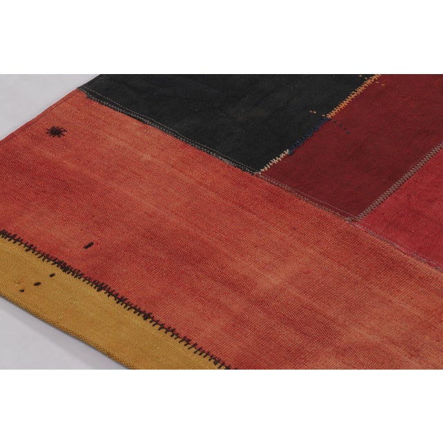 Vintage Turkish Patchwork Rug With Multicolor Geometric Design - Rug & Kilim For Sale In New York - Image 6 of 10
