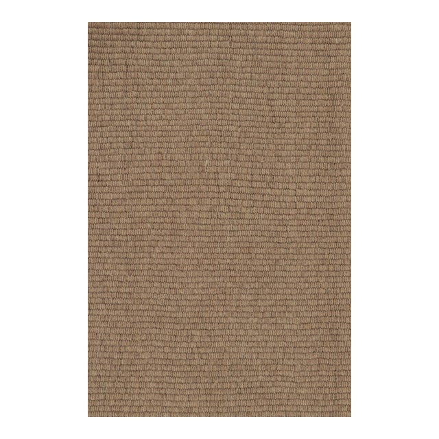 Rug & Kilim's Contemporary Minimalist Rez Kilim With Linear Accent Striped Design For Sale