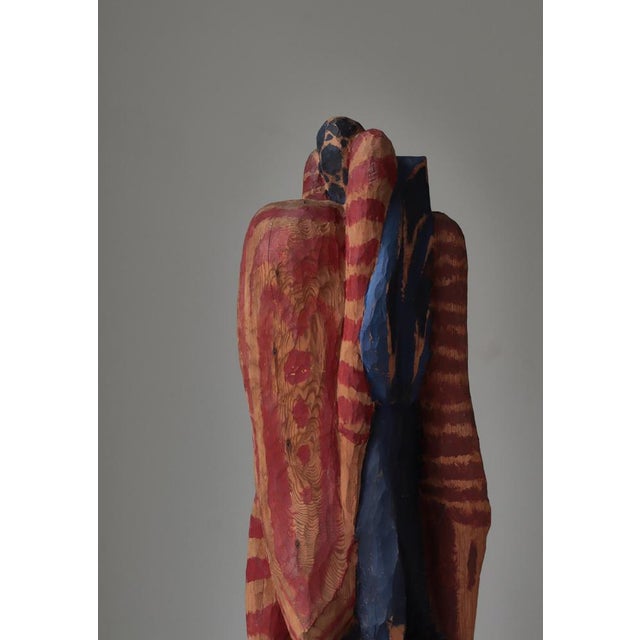 Erik Höglund, Untitled, 1950s, Carved and Painted Pinewood For Sale - Image 3 of 18